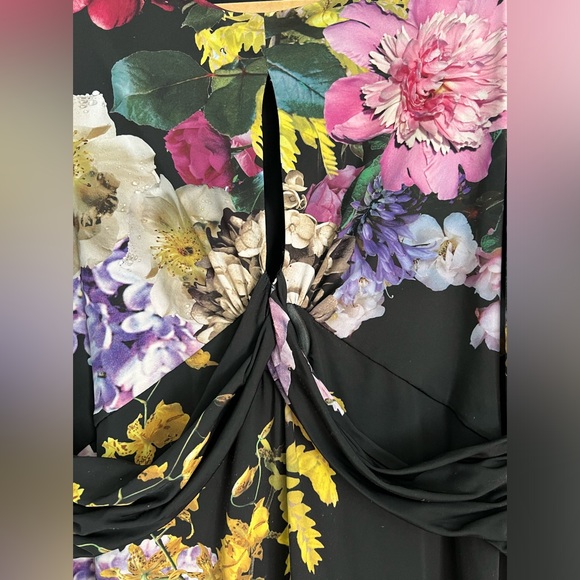 Roberto Cavalli Floral Print Midi Dress Size 12 - Picture 10 of 10